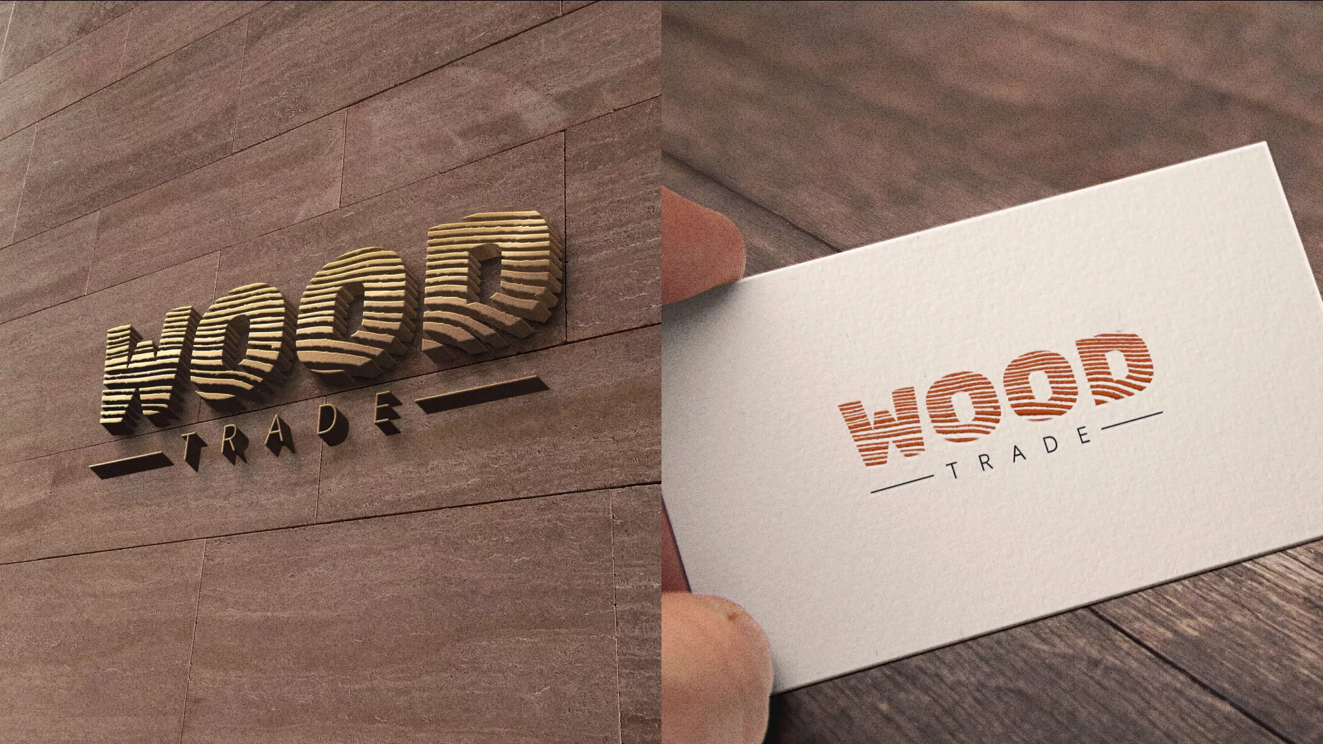 Разработка логотипа для компании «Wood Trade» в Пошехонье