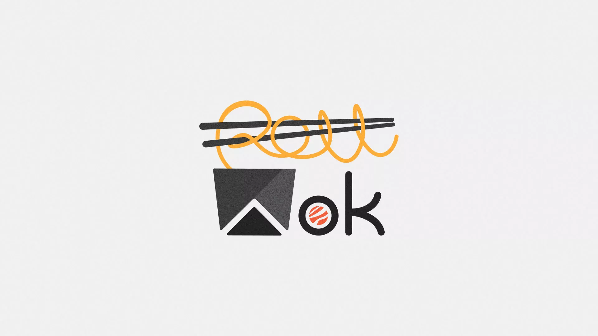 Разработка логотипа в Пошехонье для суши-бара «Roll Wok Club» Разработка логотипа в Пошехонье для суши-бара «Roll Wok Club»